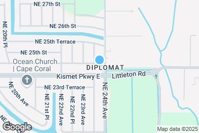 Map image of the property - 2322 NE 24th Terrace