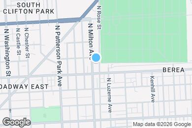 Map image of the property - 1627 N Milton Ave