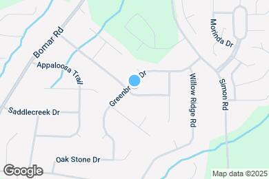 Map image of the property - 3810 Greenbrook Dr