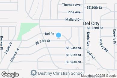 Map image of the property - 4017 SE 23rd St