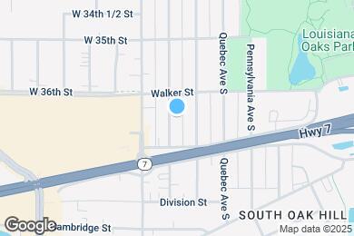 Map image of the property - 3621 Sumter Ave S
