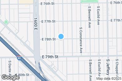 Map image of the property - 7800-7804 S Ridgeland Ave