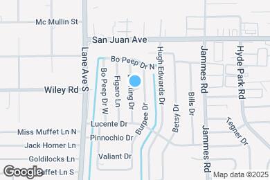 Map image of the property - 2111 Bunting Dr