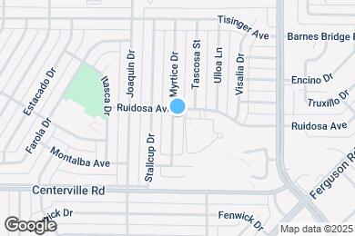 Map image of the property - 10922 Myrtice Dr