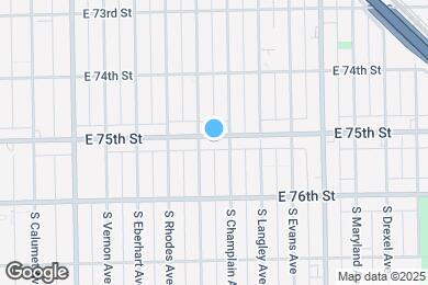 Map image of the property - 611 E 75th St