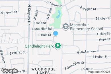 Map image of the property - 1529 N Delmar