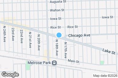 Map image of the property - 1718 W Lake St