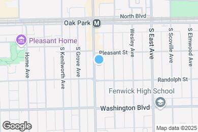 Map image of the property - 222 S Oak Park Ave