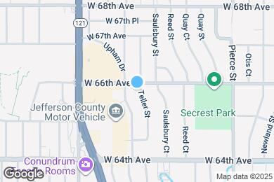 Map image of the property - 6573 Teller St