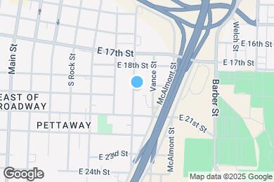 Map image of the property - 1917 Bragg St