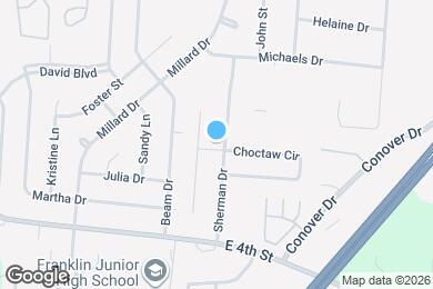 Map image of the property - 391 Sherman Dr