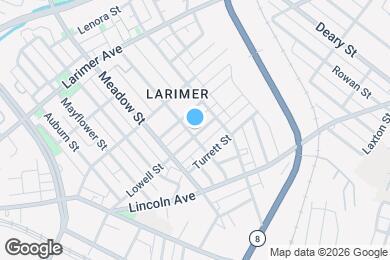 Map image of the property - 523 Lowell St