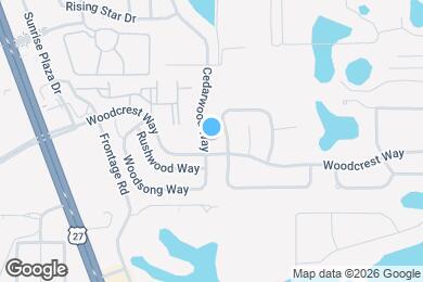Map image of the property - 1124 Cedarwood Way