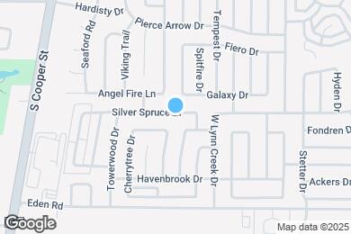 Map image of the property - 1010 Silver Spruce Dr