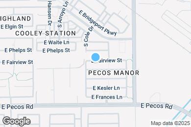 Map image of the property - 3845 E Fairview St