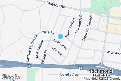 Map image of the property - 7725 Arthur Ave