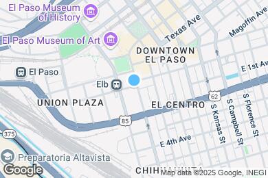 Map image of the property - 301 S El Paso St