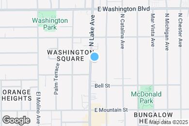 Map image of the property - 1112 N Lake Ave