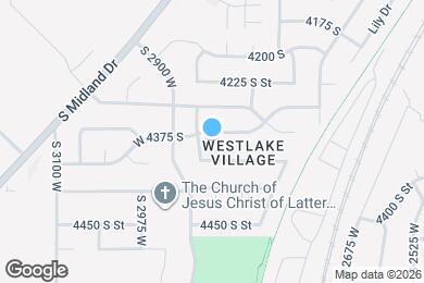 Map image of the property - 2863 W 4375 S