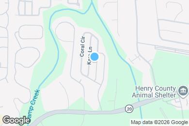 Map image of the property - 348 Coral Cir