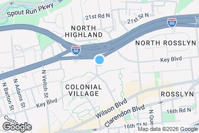 Map image of the property - 1728 N Queens Ln
