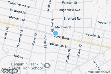 Map image of the property - 5510 York Blvd