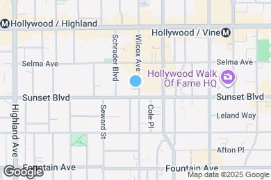 Map image of the property - 1509 Wilcox Ave