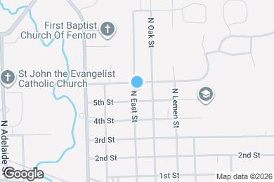 Map image of the property - 722 N East St