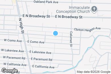 Map image of the property - 167 E Longview Ave