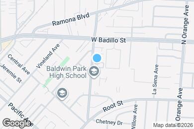 Map image of the property - 4006 Puente Ave Apartments