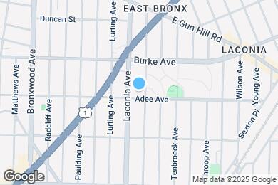 Map image of the property - 1111 Adee Ave