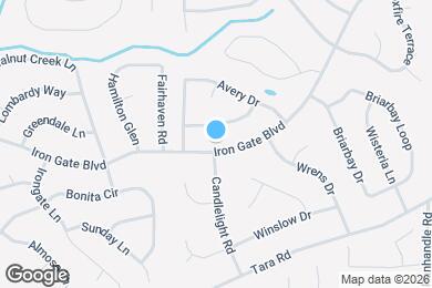 Map image of the property - 1260 Iron Gate Blvd