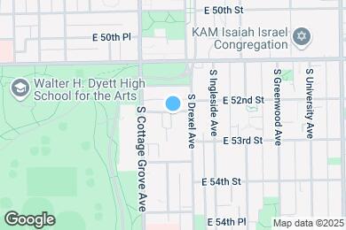 Map image of the property - 845 E 52nd St