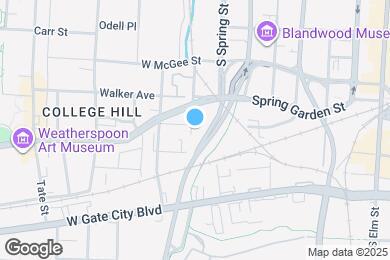 Map image of the property - 615 Morehead Ave