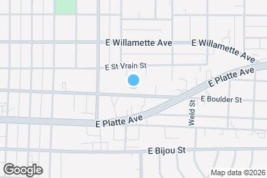 Map image of the property - 2348 E Boulder St