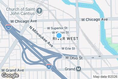 Map image of the property - 672 N Peoria St