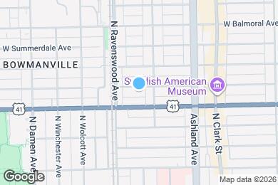 Map image of the property - 1721 W Farragut Ave