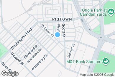 Map image of the property - 1008 W Cross St