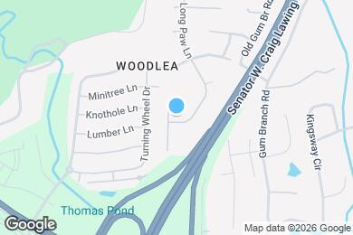 Map image of the property - 1810 Long Paw Ln