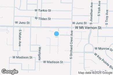 Map image of the property - 647 S Meteor Ave