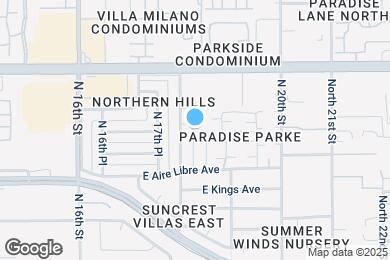 Map image of the property - 1815 E Hamel Way