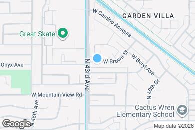 Map image of the property - 4237 W Brown St