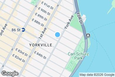 Map image of the property - 1661 York Ave