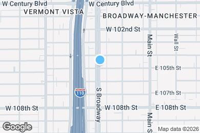 Map image of the property - 10422 S Broadway