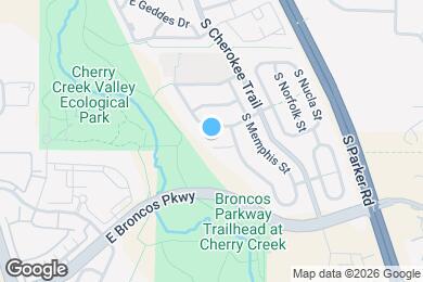 Map image of the property - 16121 E Hinsdale Ln