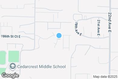 Map image of the property - 18619 16th Avenue Ct E