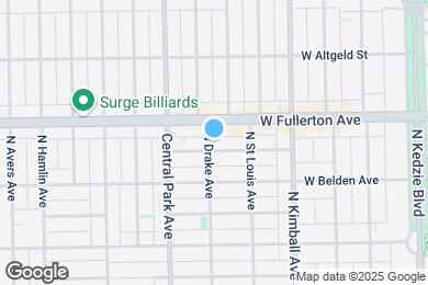 Map image of the property - 2339 N Drake Ave