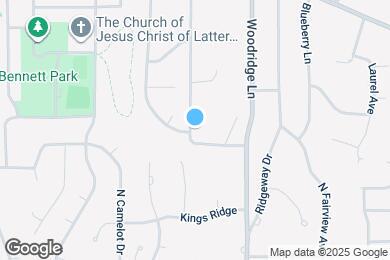 Map image of the property - 815 N Ridge Ave