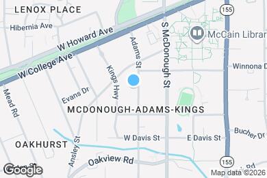 Map image of the property - 327 Adams St