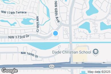 Map image of the property - 6866 NW 173rd Dr